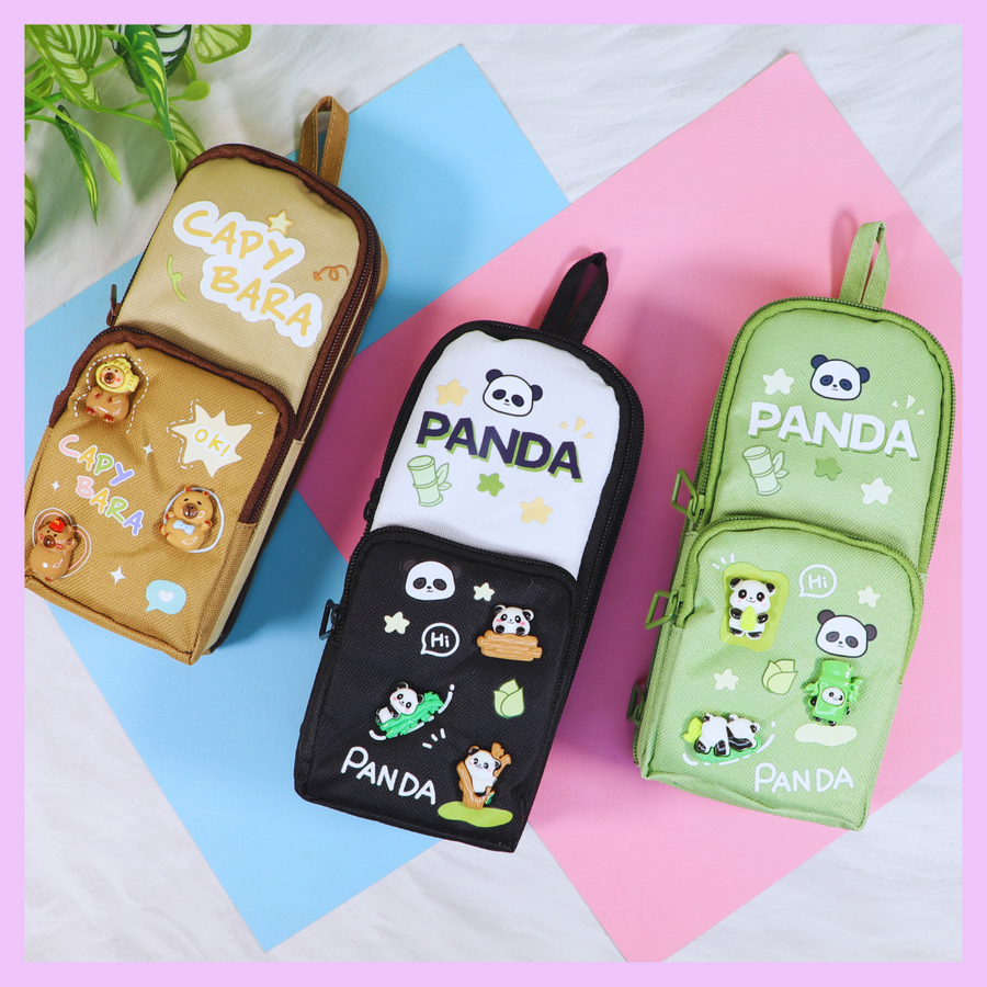 Capy Bara panda pencil pouch collection