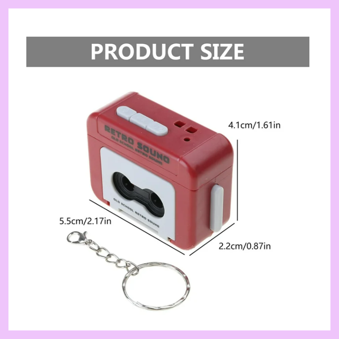 Retro cassette Keychains