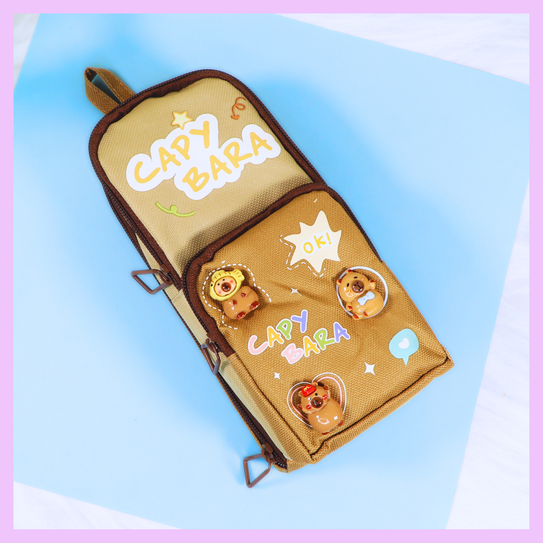 Pencil/Pen Pouch Capy Bara/Panda