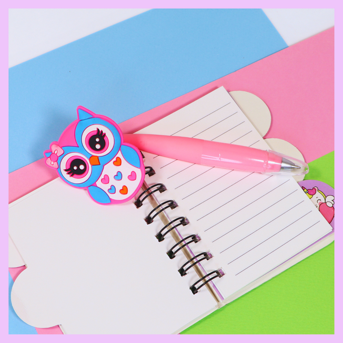 Owl pen in pink