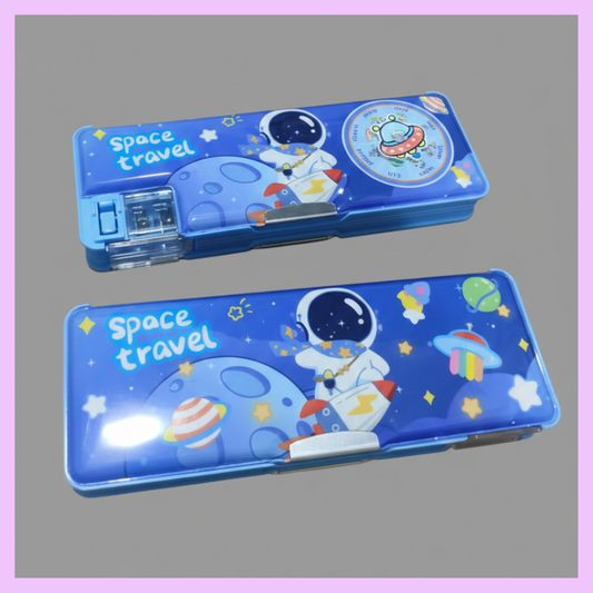 Pencil Box  2 compartments with Spinner