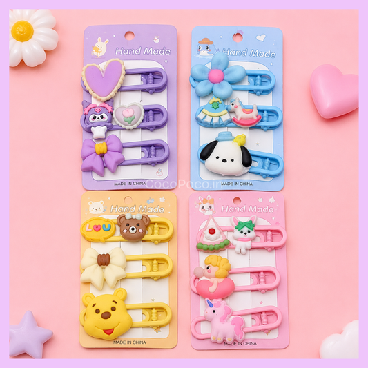 Hair Clips Set of 3