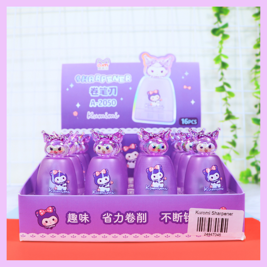 Kuromi pencil sharpener for school stationery