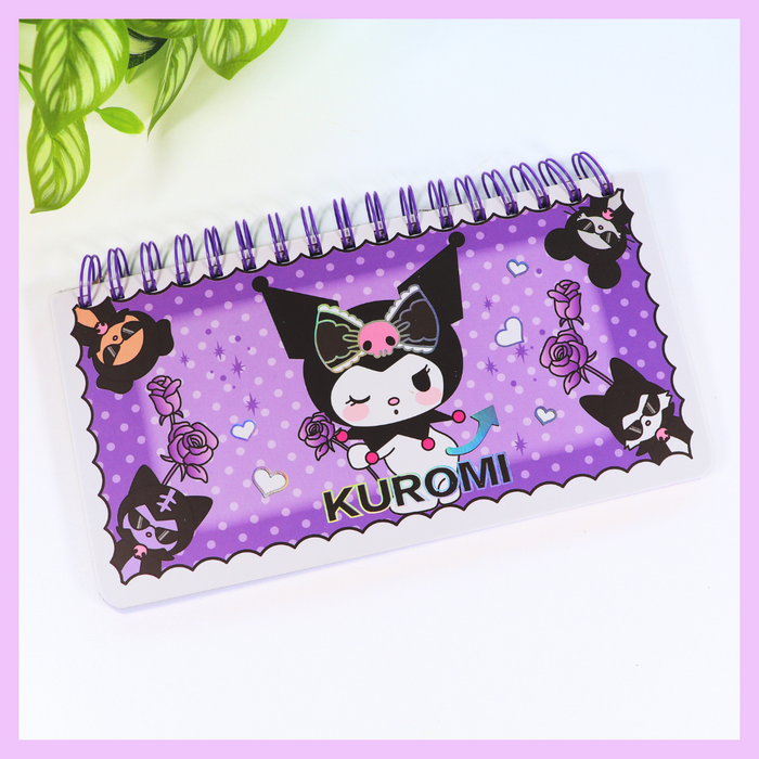 Kuromi Sanrio weekly planner