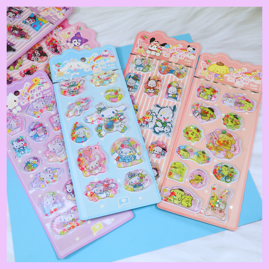 Sanrio water stickers - main product view