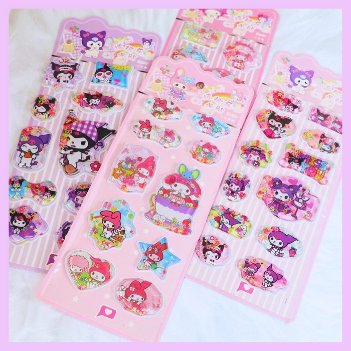 Sanrio water stickers - alternate view