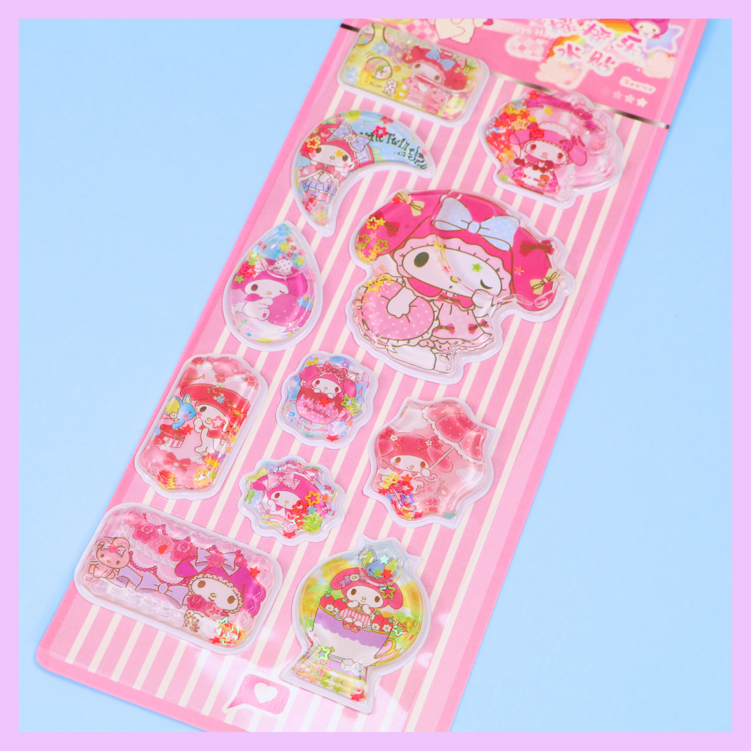 Sanrio water stickers - My Melody design two