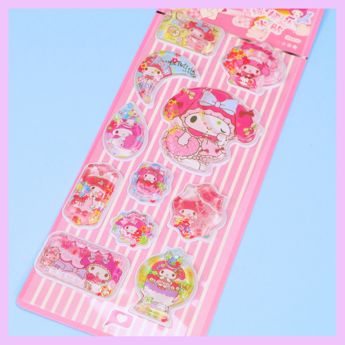 Sanrio water stickers - My Melody design two