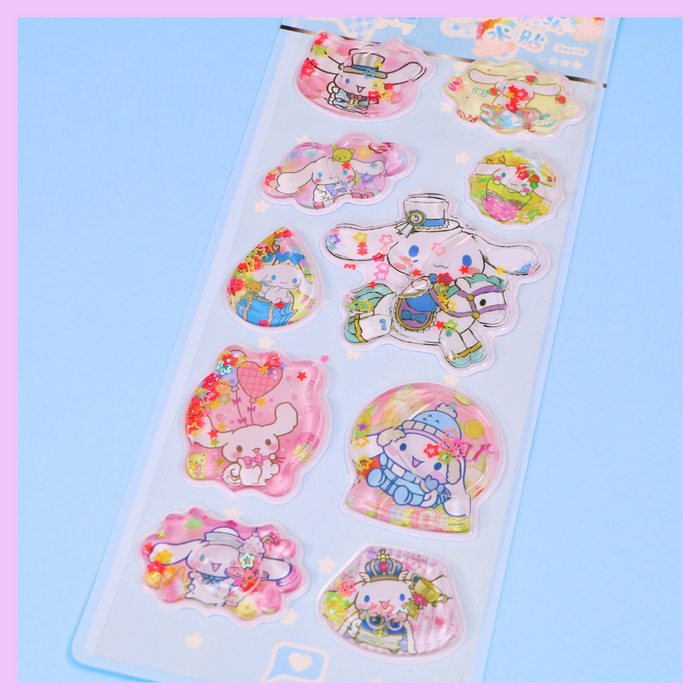 Sanrio water stickers - Cinnamoroll design