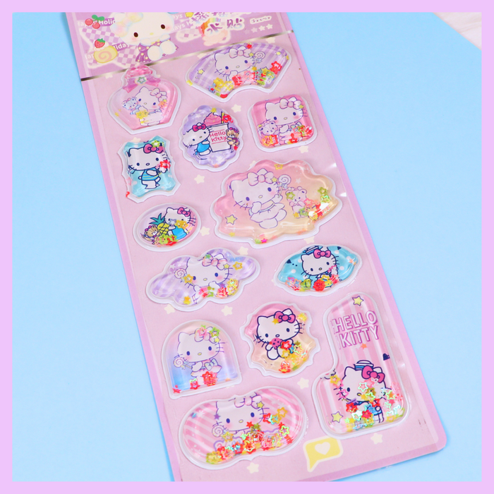 Sanrio water stickers - Hello Kitty design