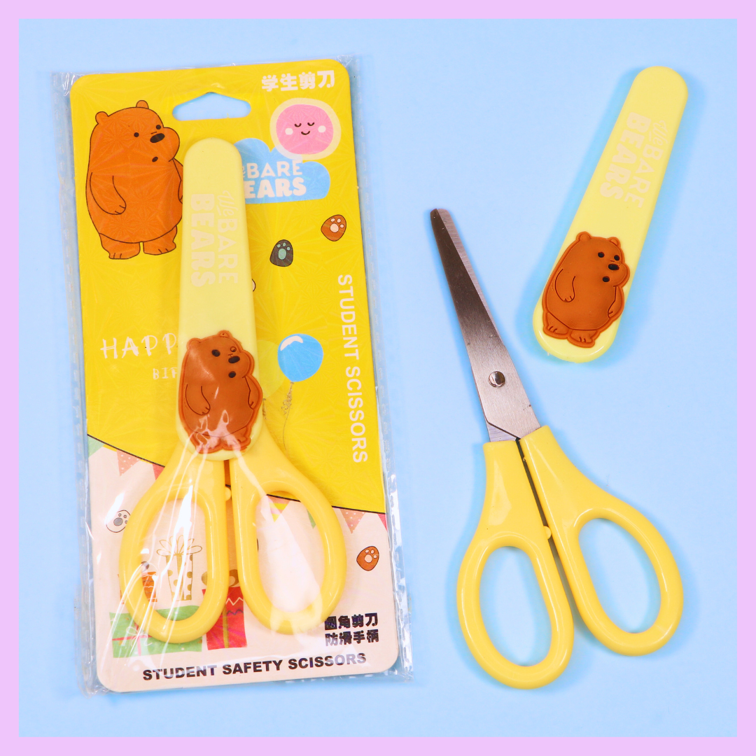 The Bare Bears Kawai Student Safety Scissors