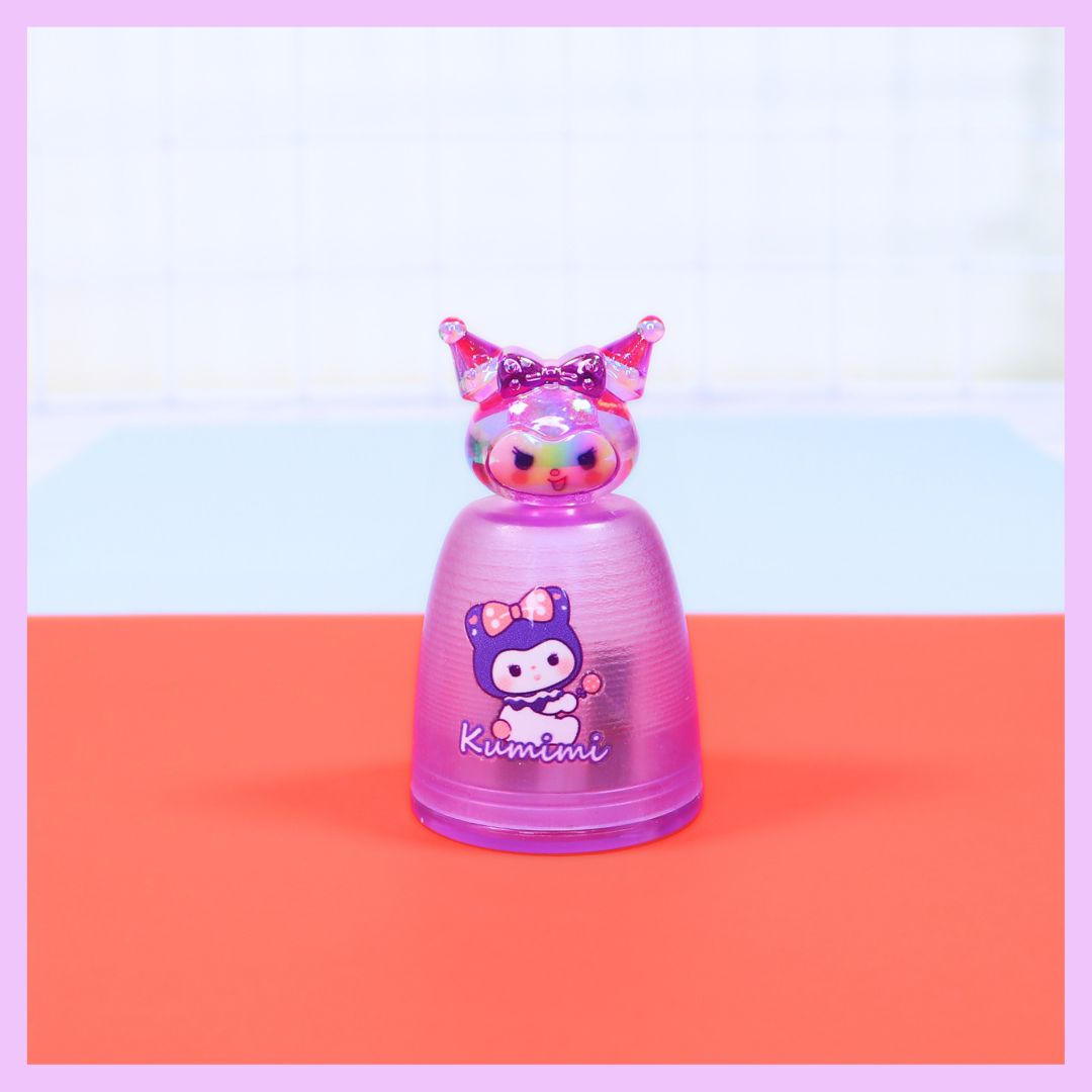 Kuromi pencil sharpener close-up