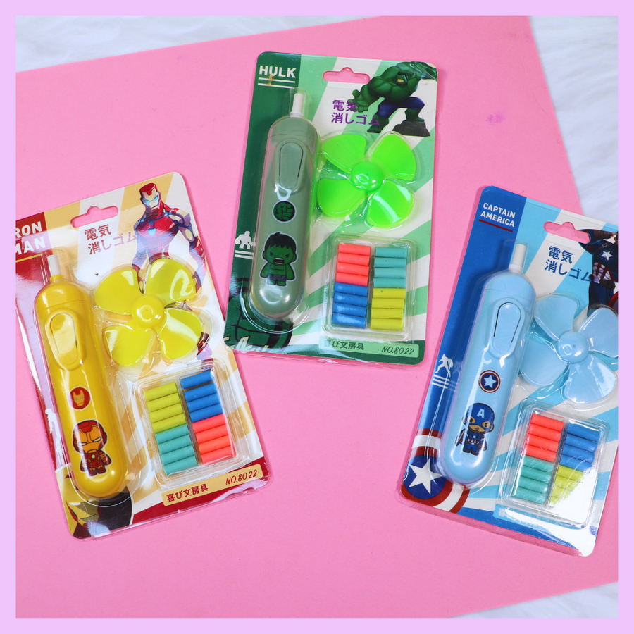Avengers electric eraser for school stationery