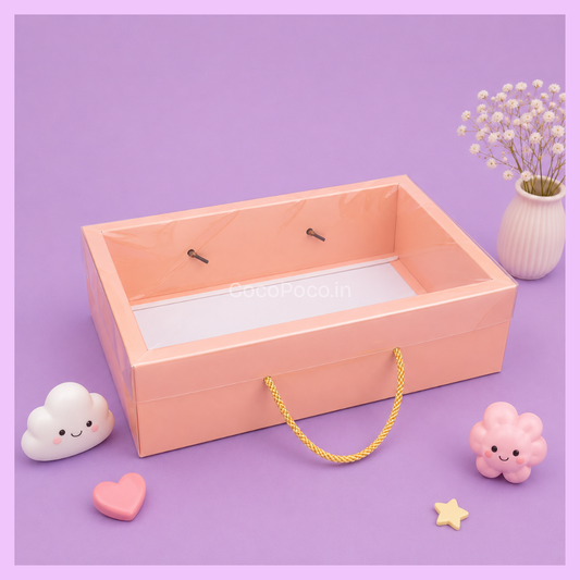 Rope Hamper Box – PINK (11/8/3″)