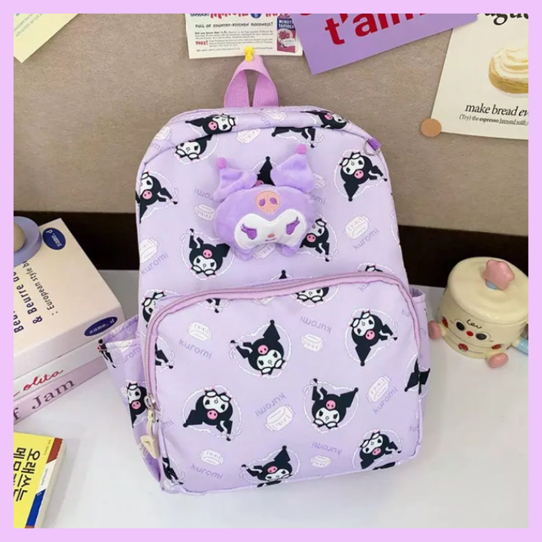 Sanrio Theme Kids Backpack_Kuromi
