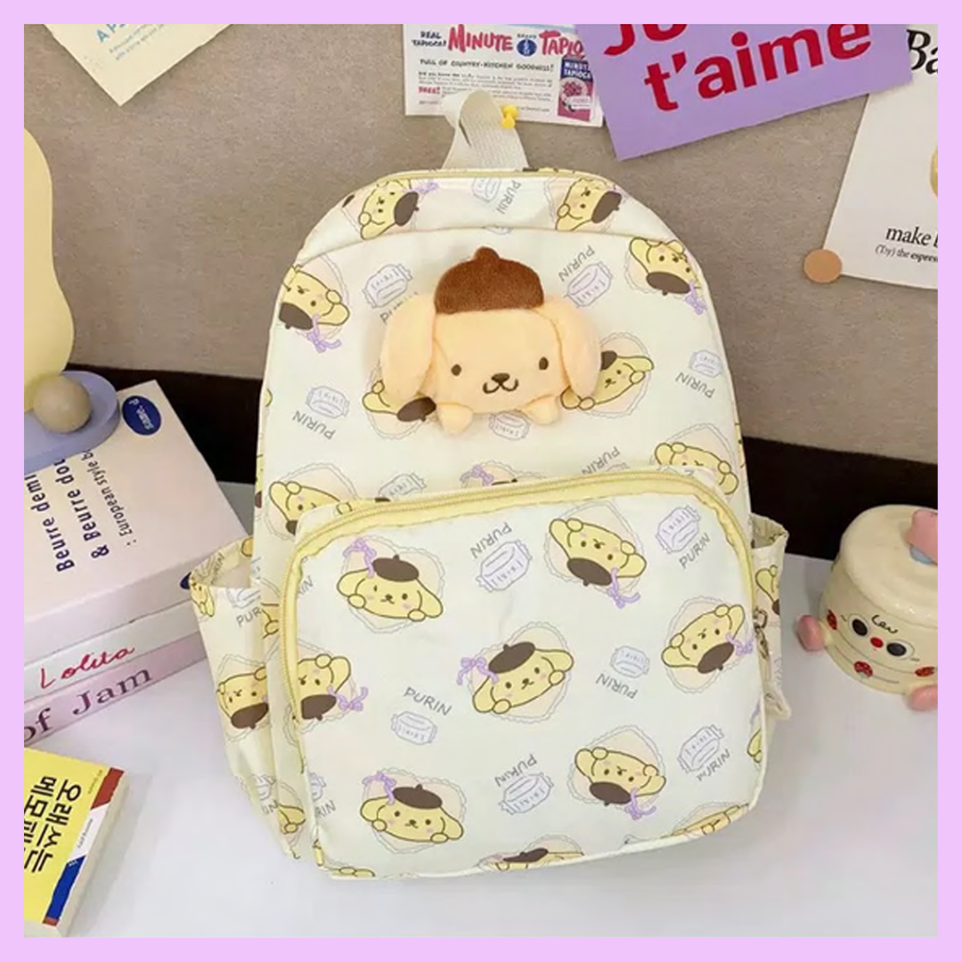Sanrio Theme Kids Backpack_Pompompurin