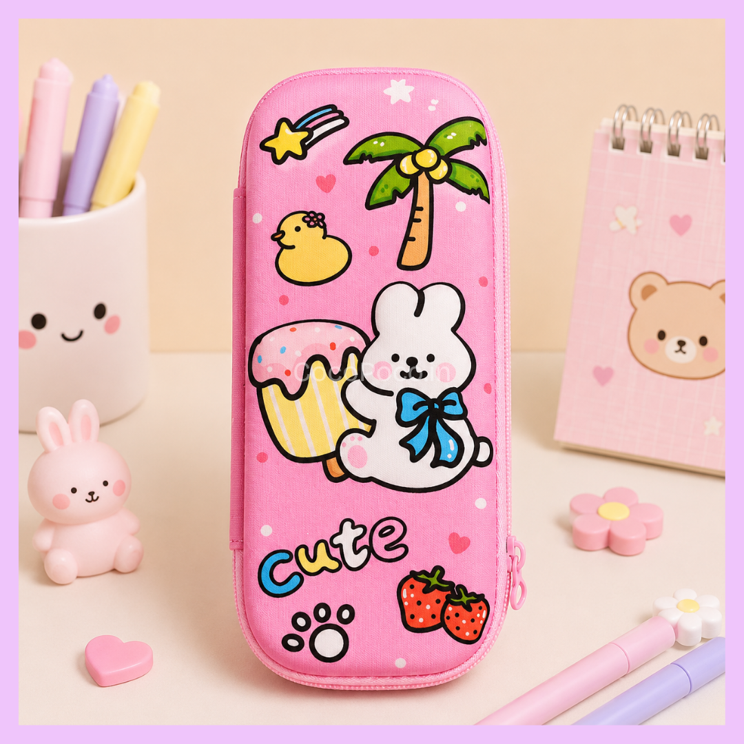 Pencil Case | Cute Printed School Stationery Pouch