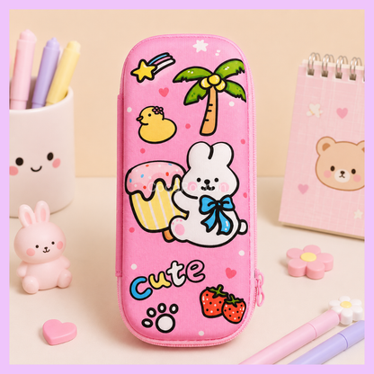 Pencil Case | Cute Printed School Stationery Pouch