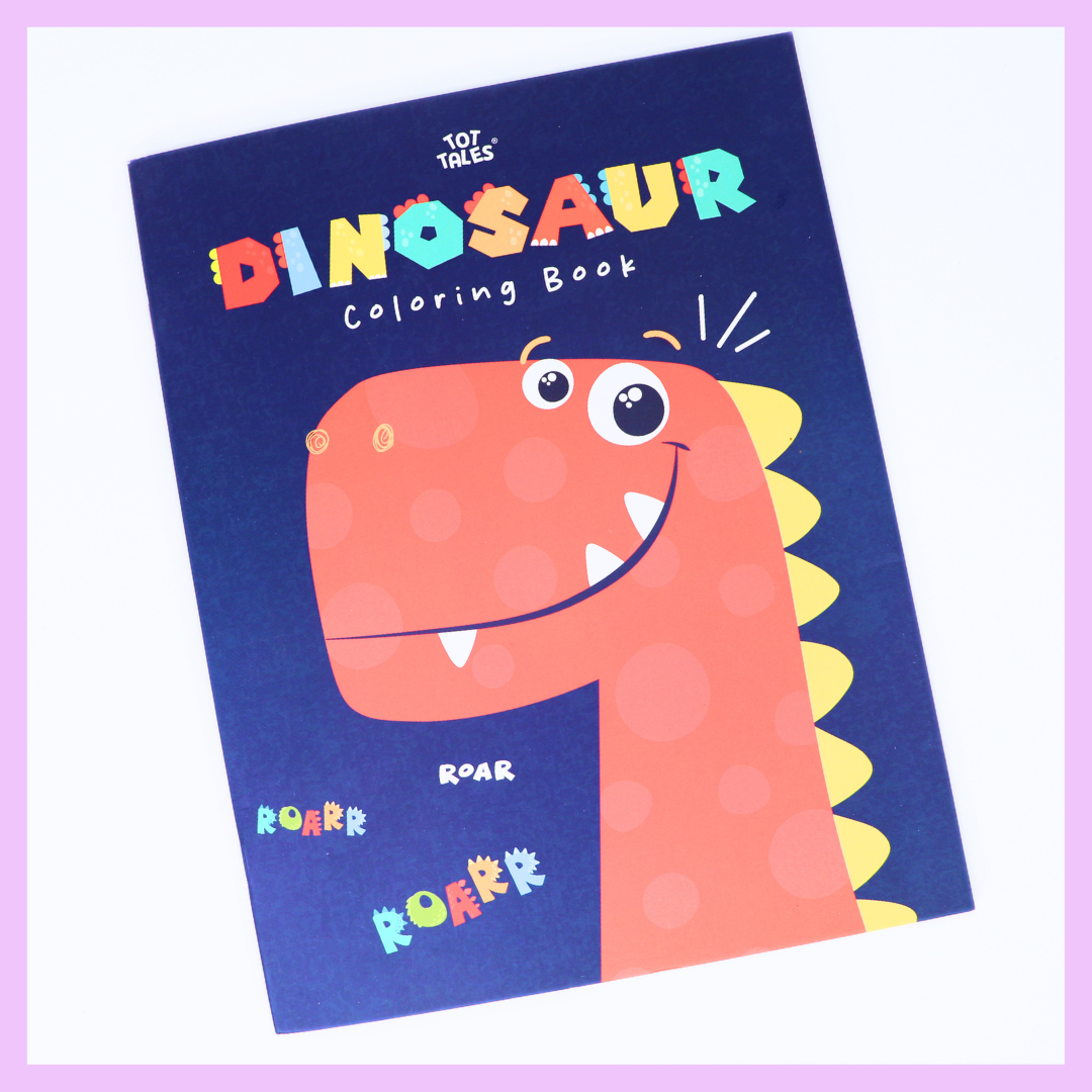 Dinosaur colouring book for kids