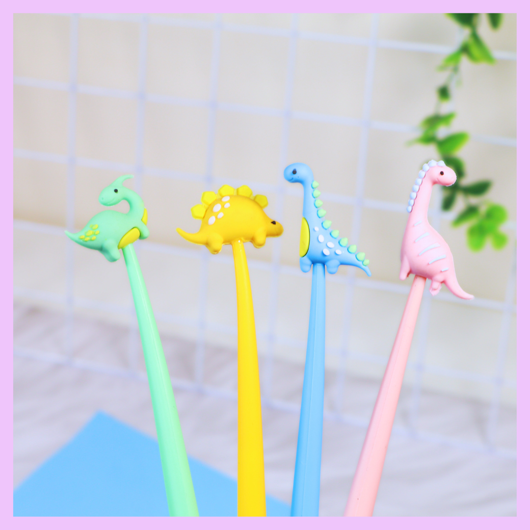 Dinosaur shake gel pen alternate design