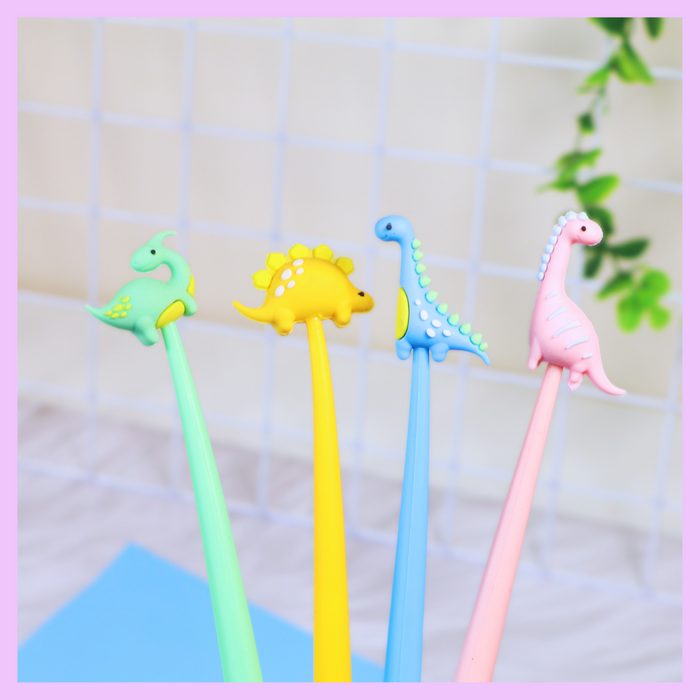 Dinosaur shake gel pen alternate design