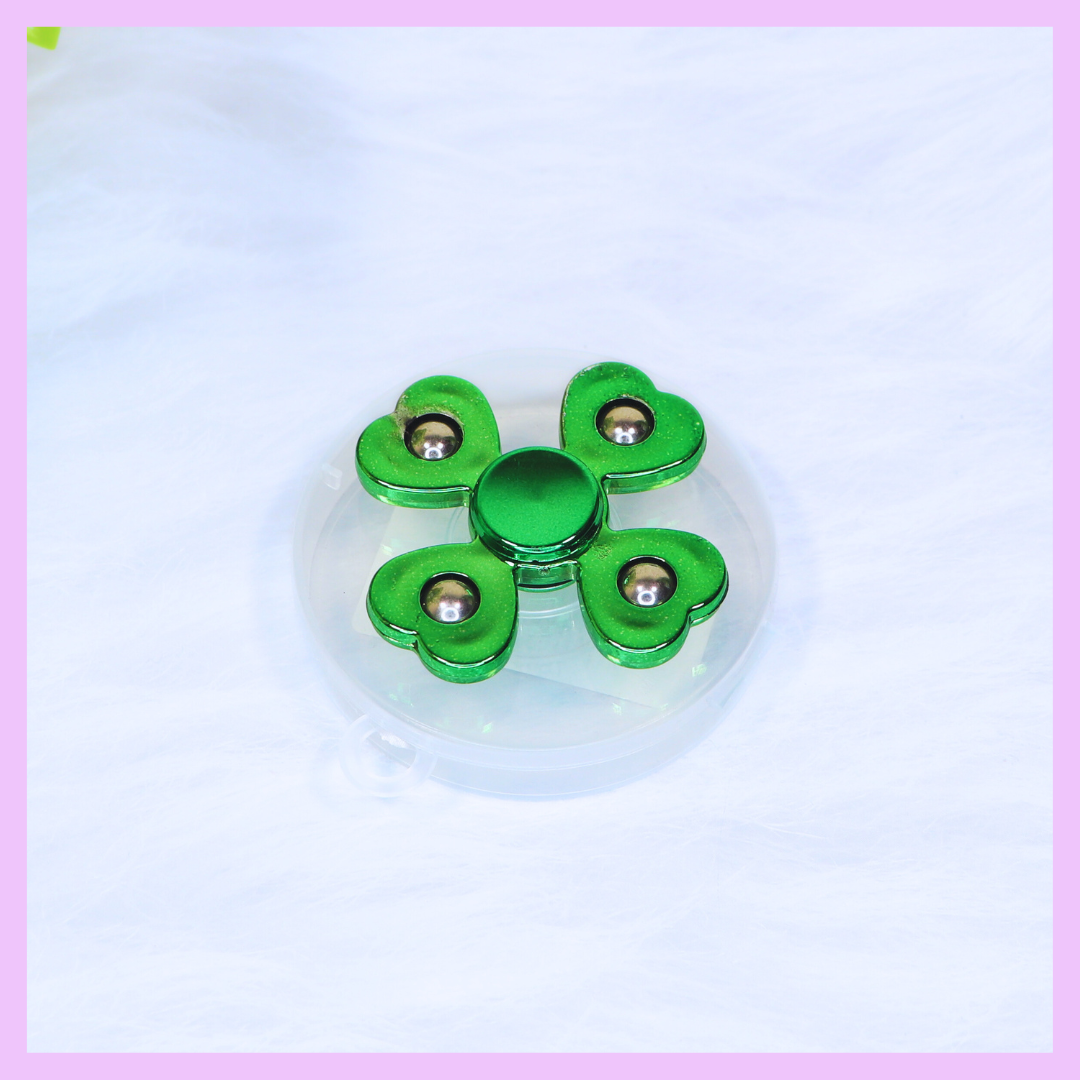 Small metal spinner - detail view