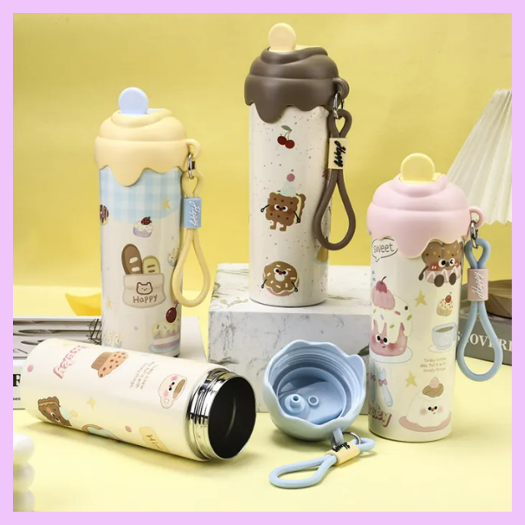 Food Theme Steel Water Bottle_1