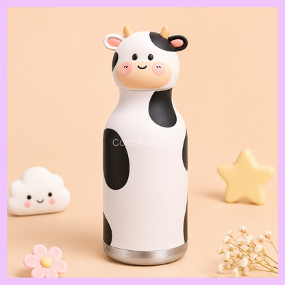Viral Chicu Tom 3D Animal Insulated Stainless Steel Water Bottle (480ml)
