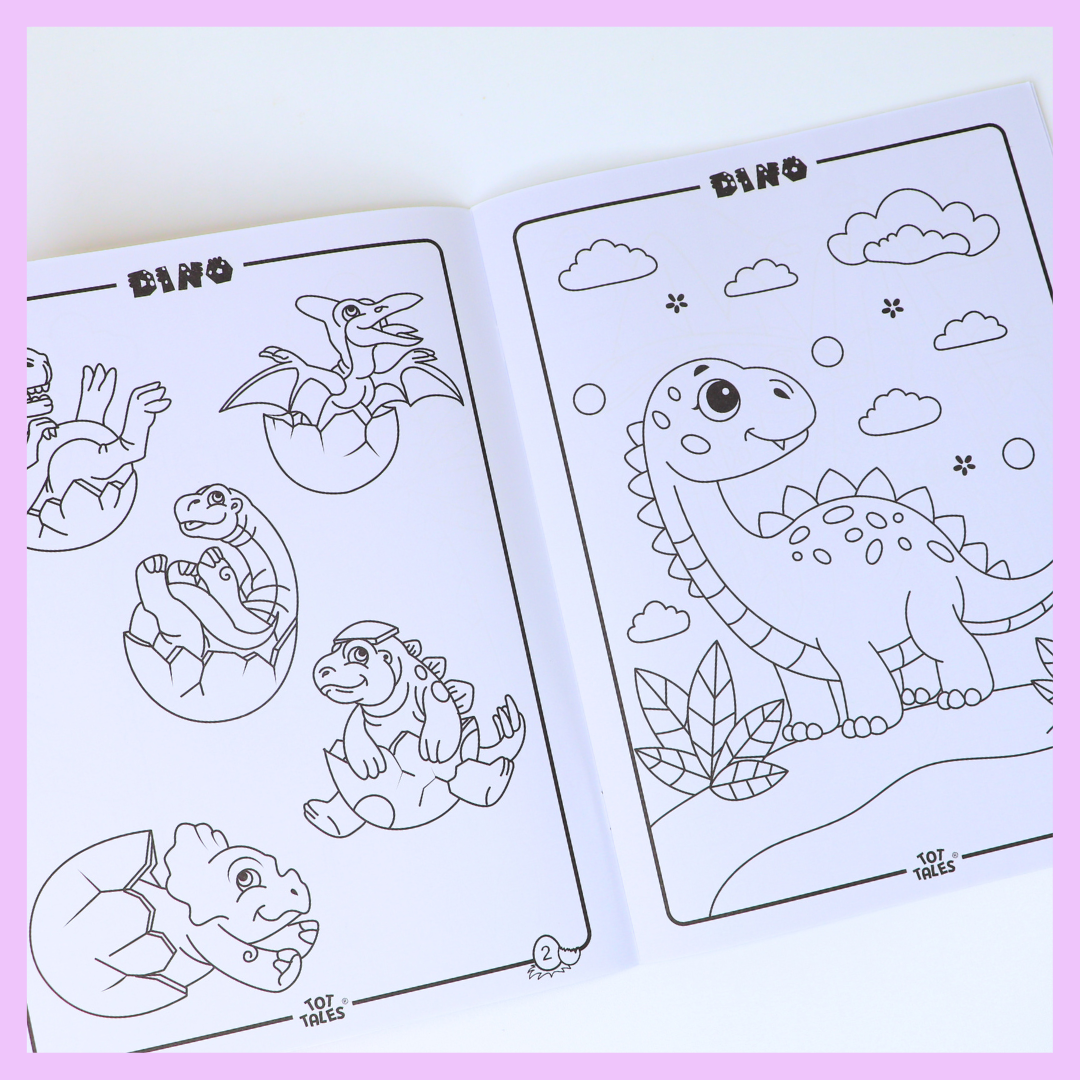 Kids colouring book design