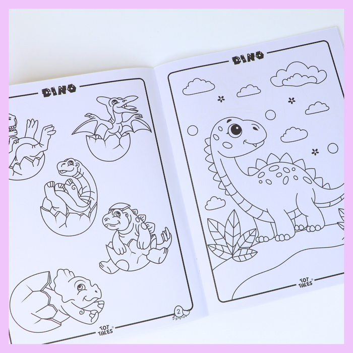 Kids colouring book design