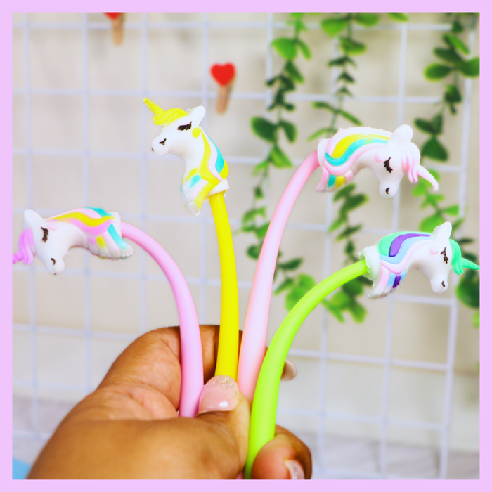 Unicorn shake gel pen alternate design