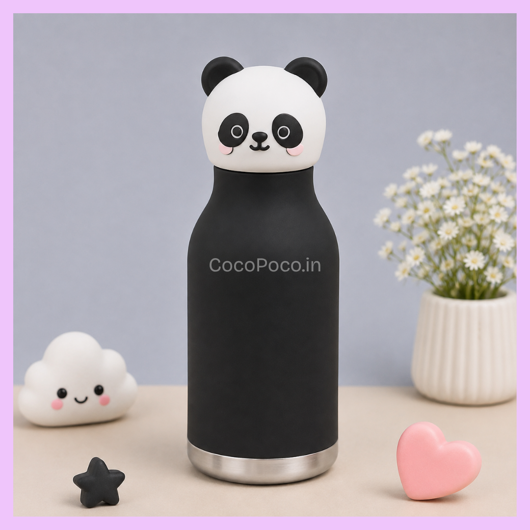 Viral Chicu Tom 3D Animal Insulated Stainless Steel Water Bottle (480ml)