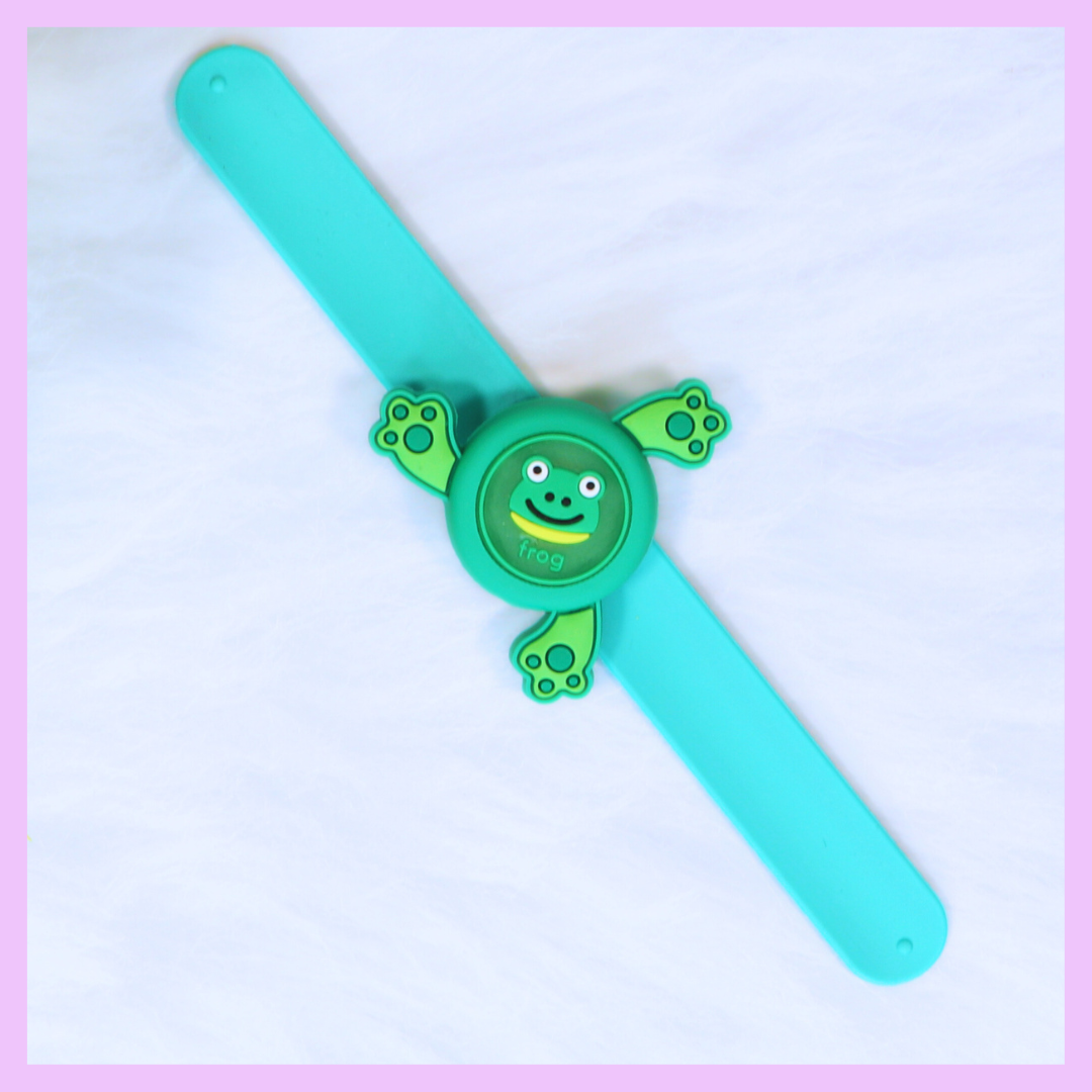 Frog mosquito repellent spinner band