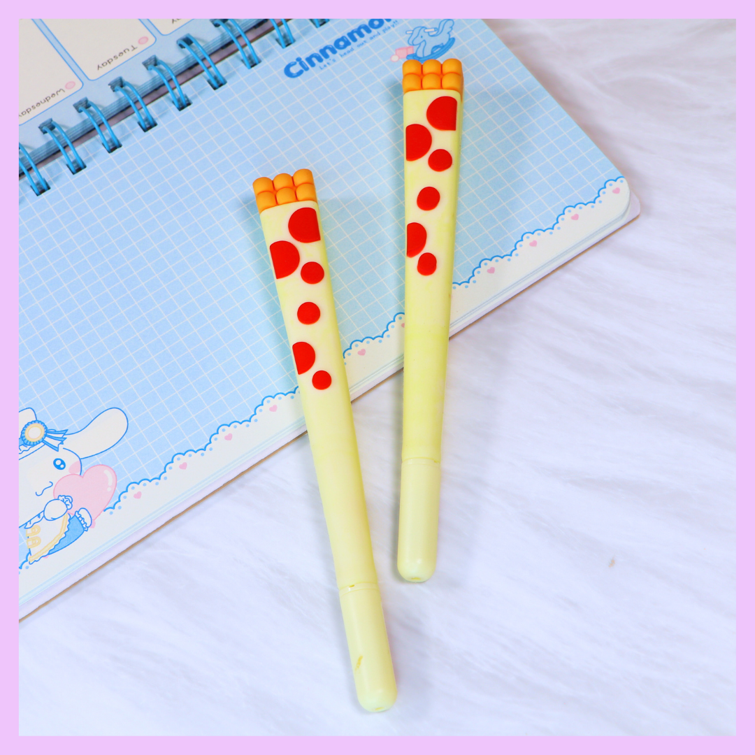 Food theme pen with pizza design