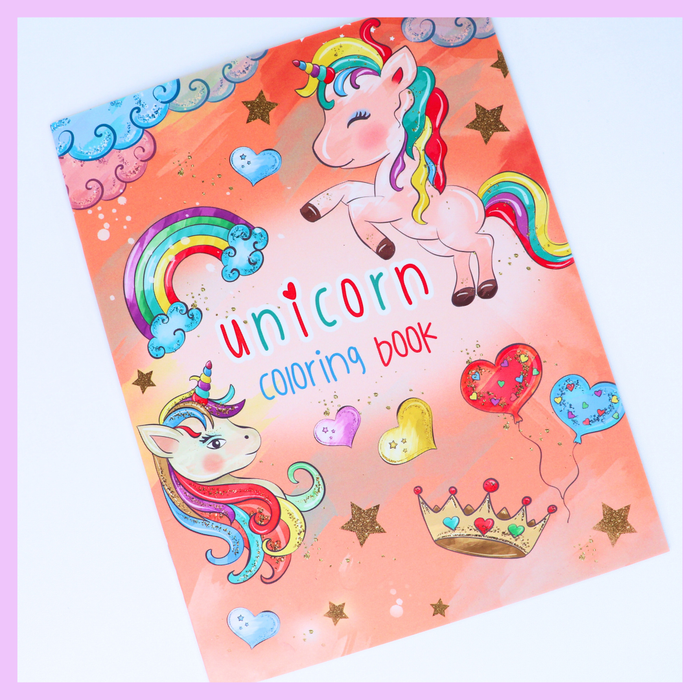 Unicorn colouring book for kids