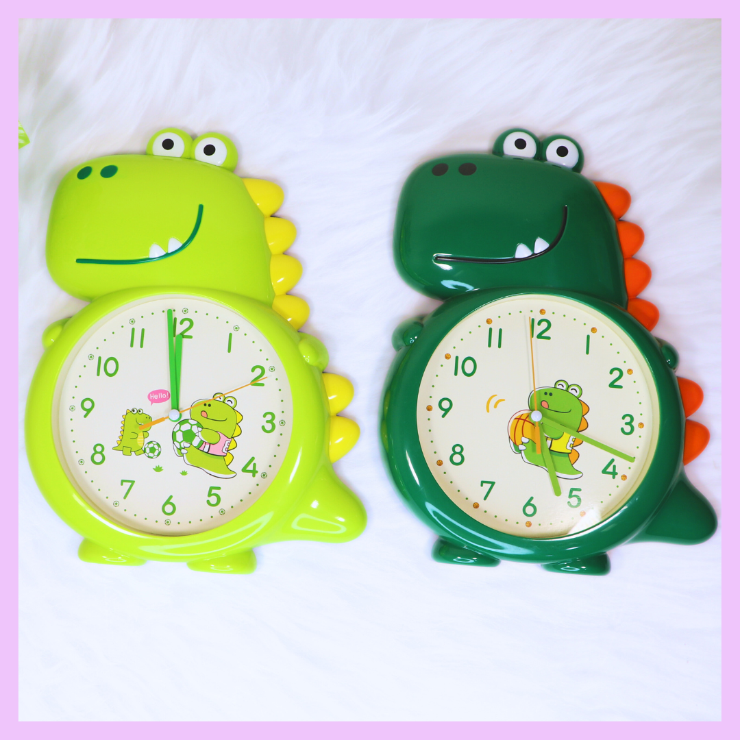 Dinosaur wall clock