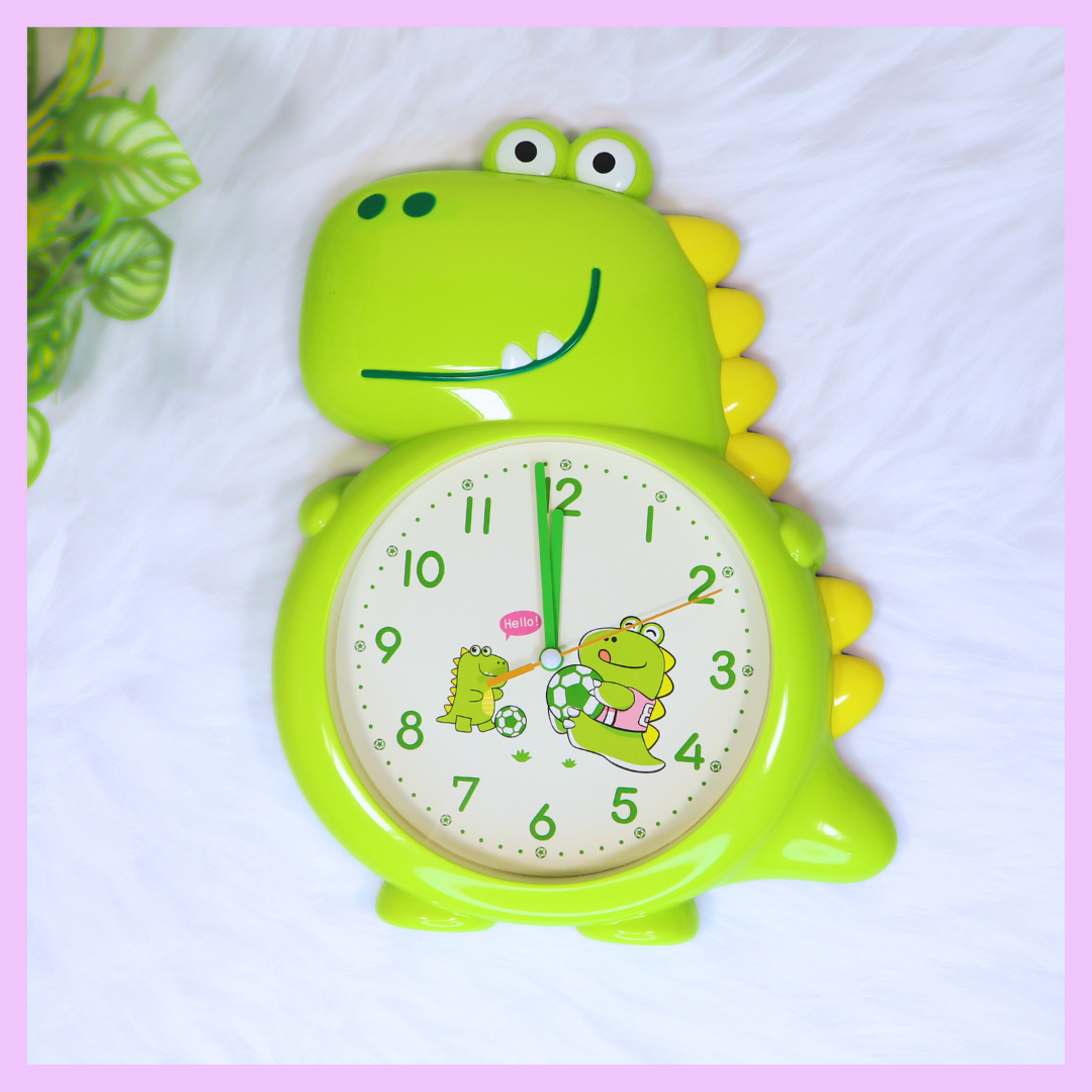 Dinosaur wall clock design