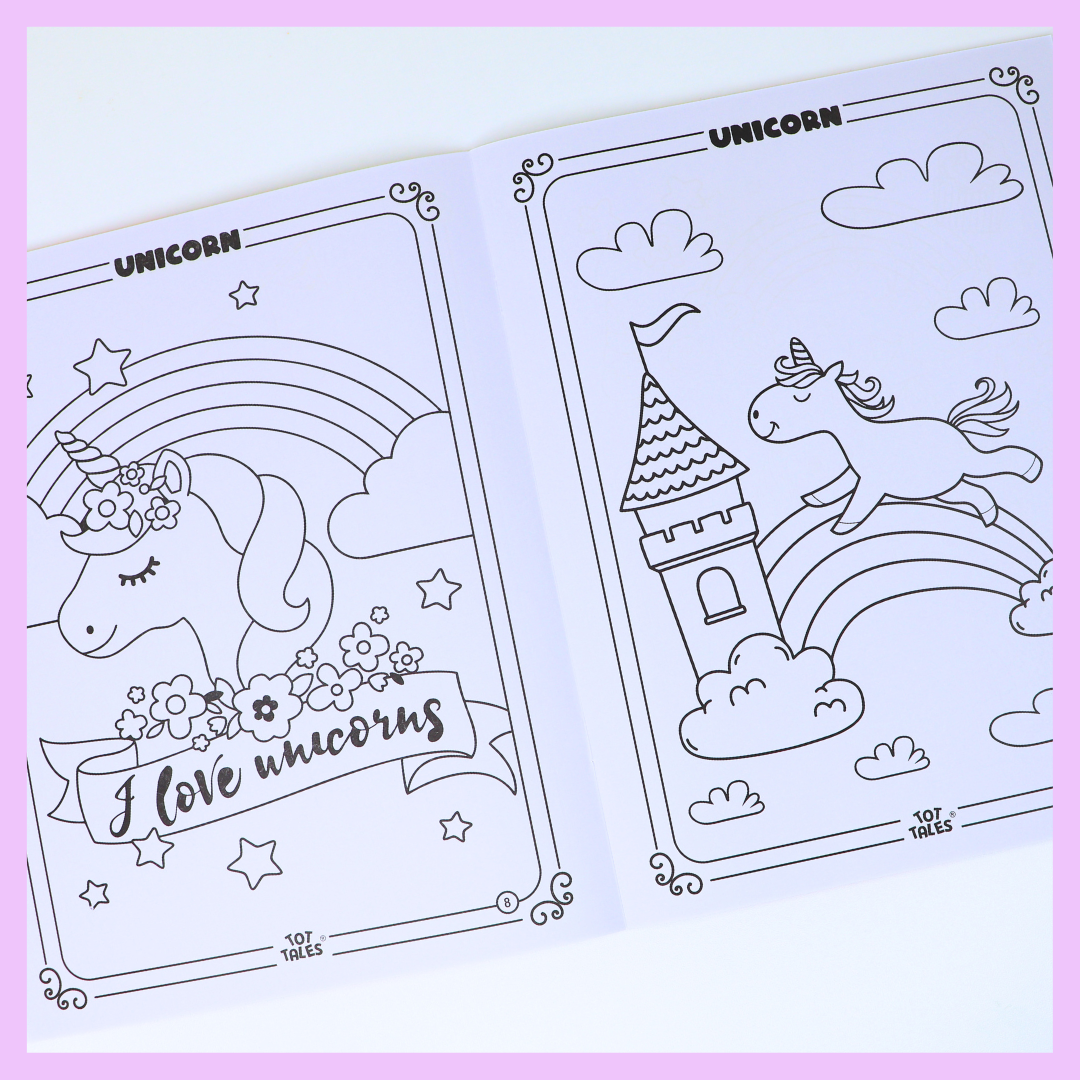 Kids colouring book alternate design