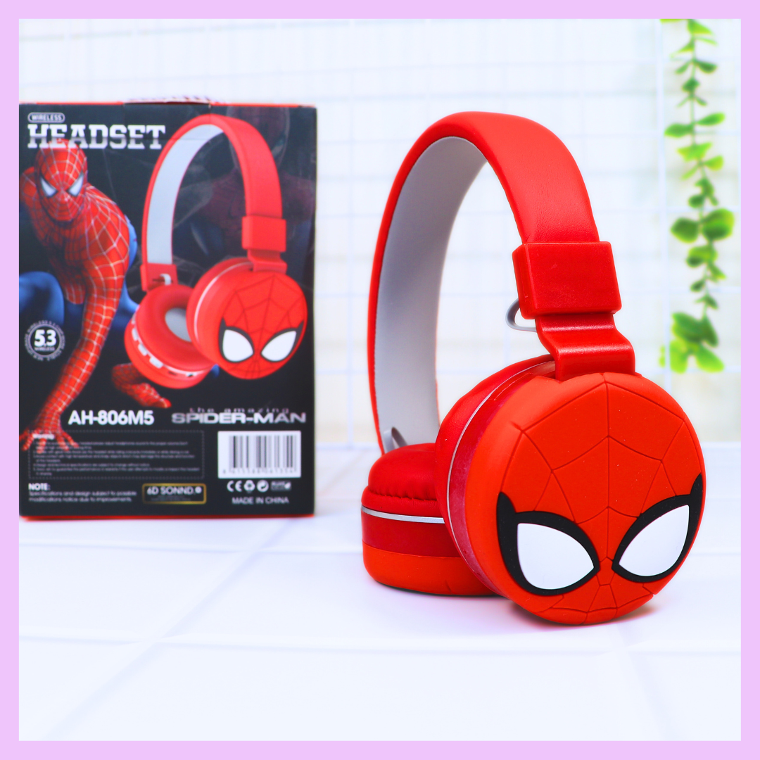 Spiderman character headset alternate view