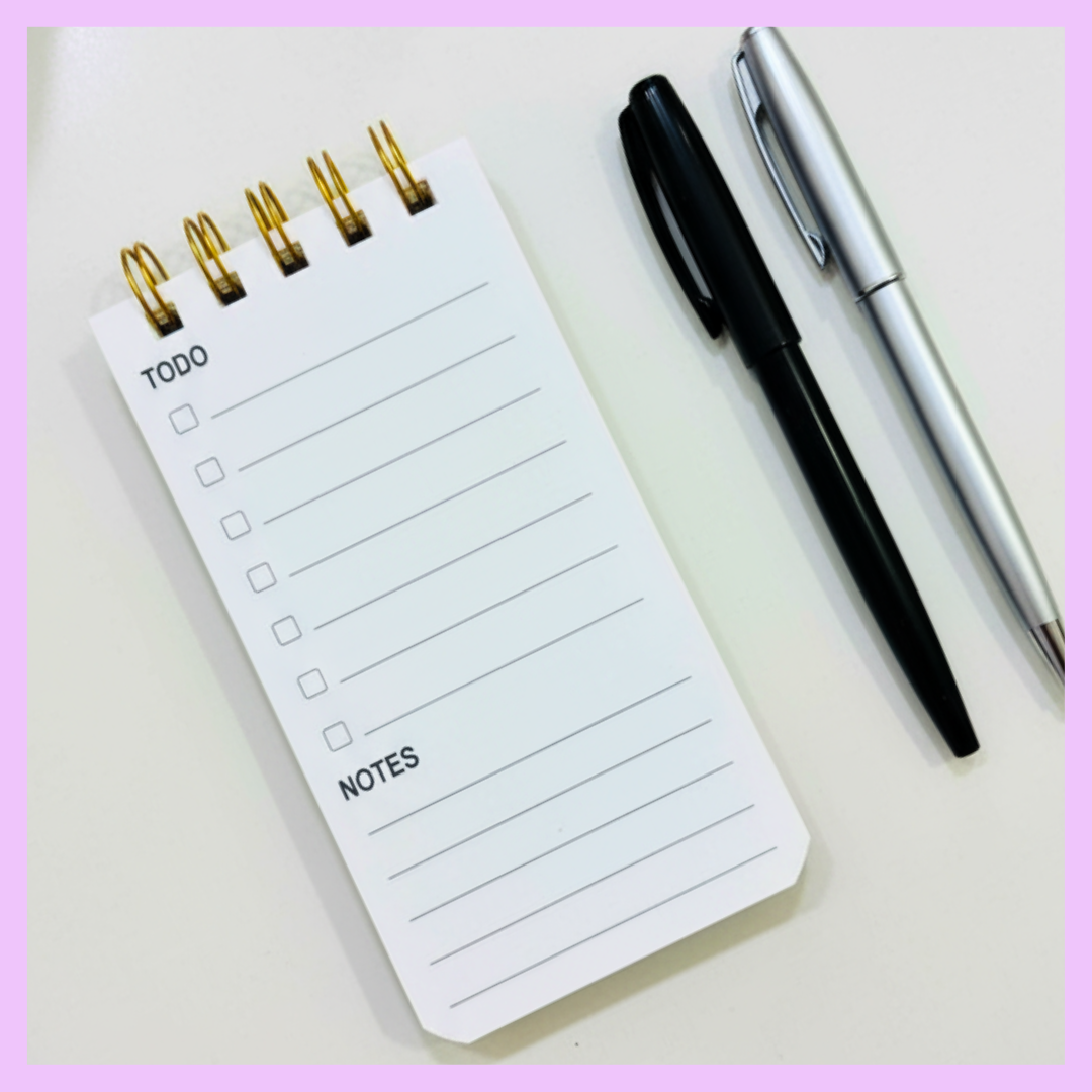 Cute Panda Notepad inside view