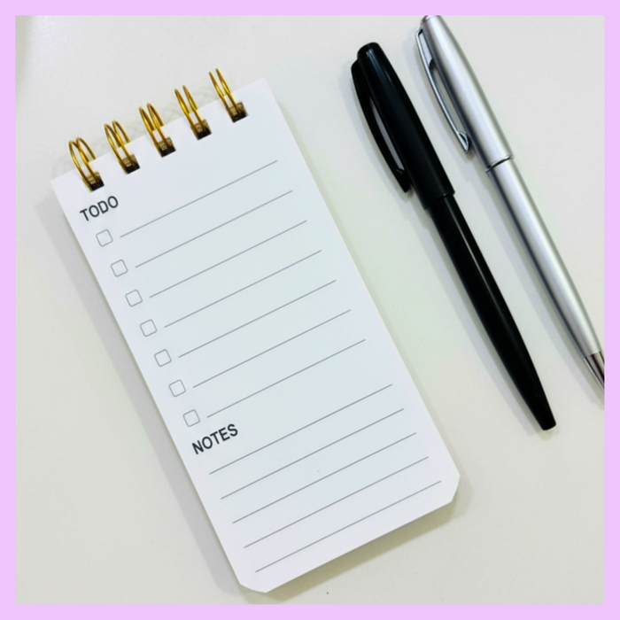 Cute Panda Notepad inside view