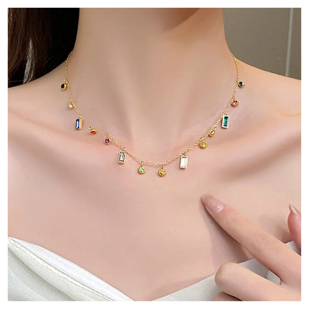 Charm anti tarnish necklace