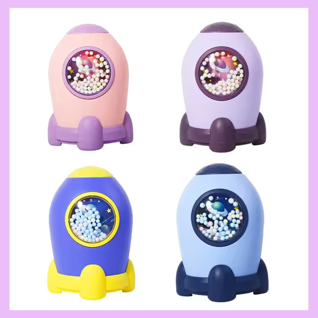 Rocket money box for children's savings