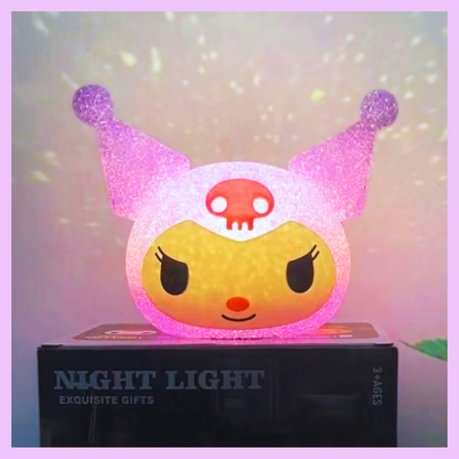 Kawaii Glitter Night Light