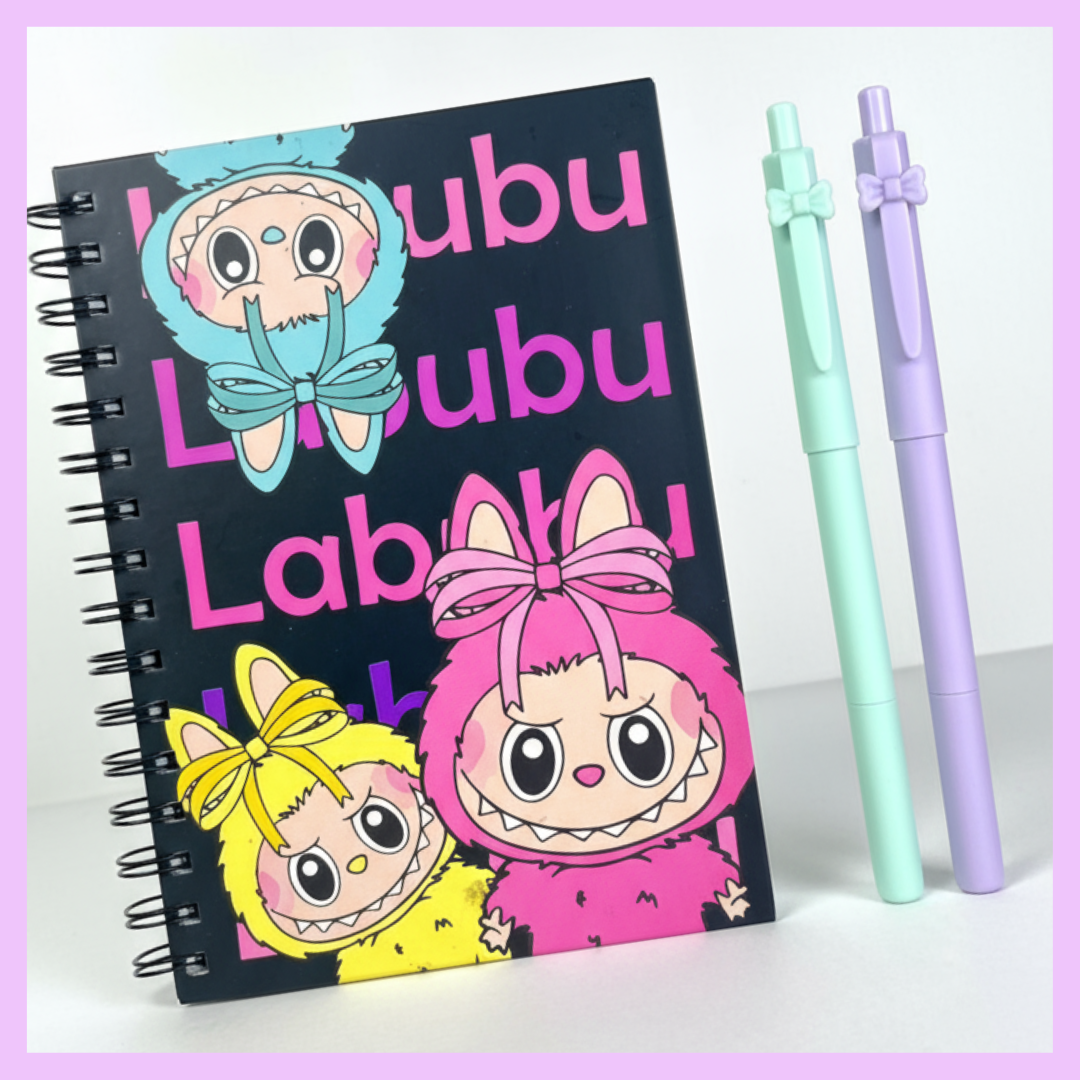 A5 Spiral Diary Labubu