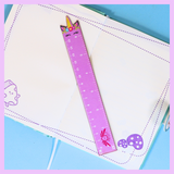 Wooden Unicorn Ruler – Kids School Stationery