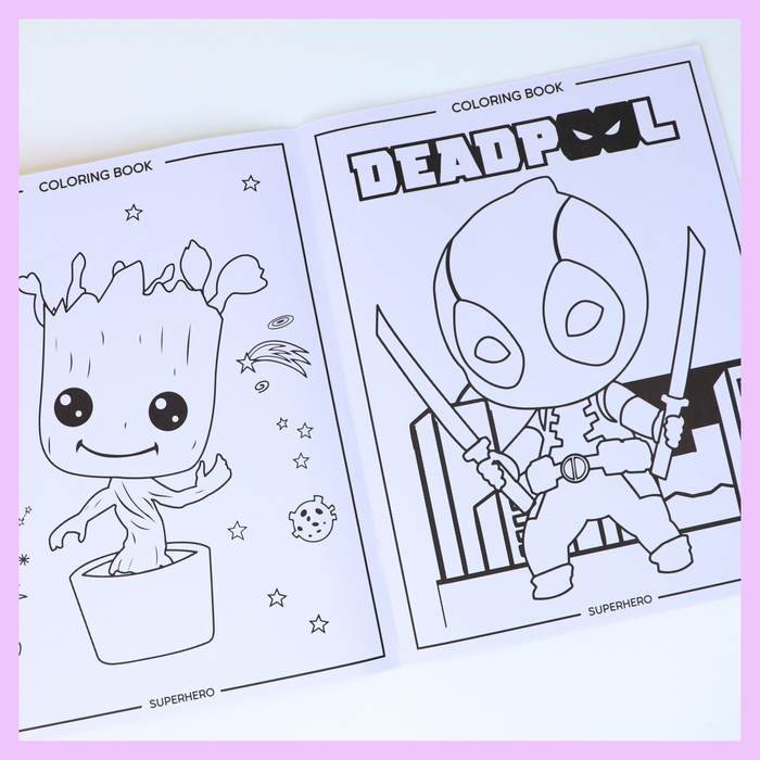 Kids colouring book design
