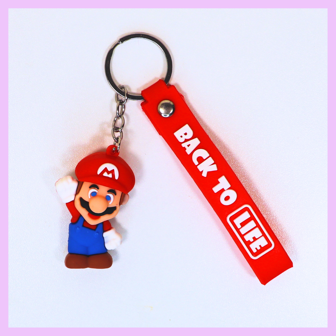 Red Mario keychain accessory