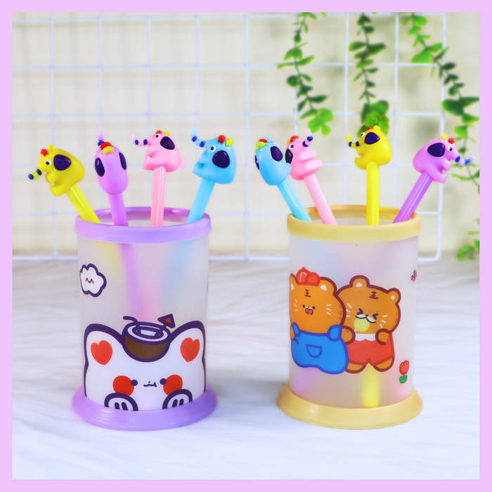Kawaii DIY pen stand craft kit for kids and stationery