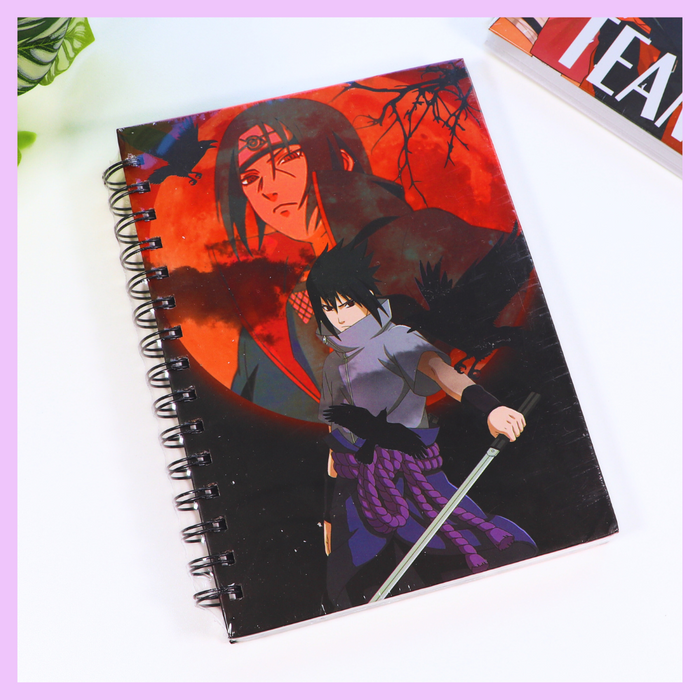 Itachi and Sasuke anime-themed diary